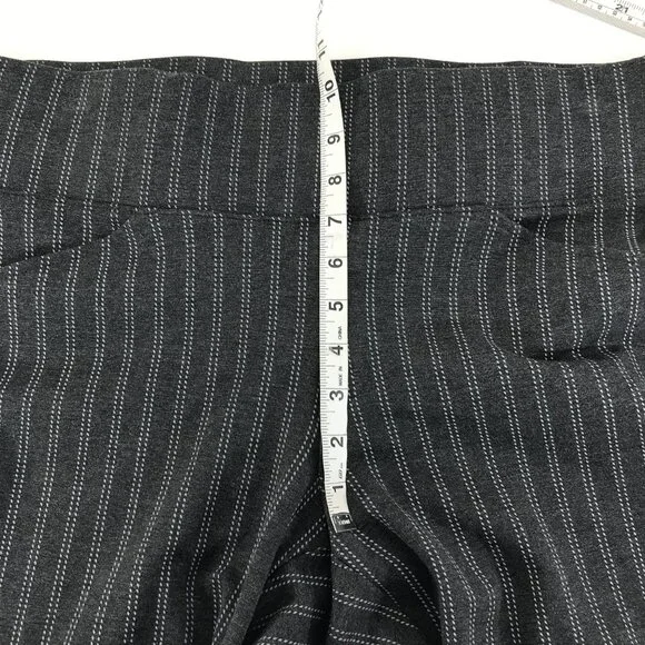 Torrid Studio Pixie Luxe Ponte Skinny Pant Women's Plus Size 1/1X Gray Stripe - Picture 6 of 12